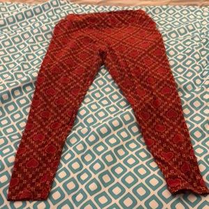 LuLaRoe heart ♥️ print leggings